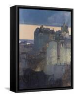 Die Grosse Stadt-Rudolf Jettmar-Framed Stretched Canvas