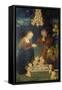 Die heilige Nacht-Lucas Cranach the Elder-Framed Stretched Canvas