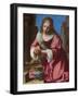 Die heilige Praxedis-Johannes Vermeer-Framed Giclee Print