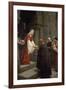 Die Hl.Elisabeth Von Ungarn Speist die Armen, 1895-Edmund Blair Leighton-Framed Giclee Print