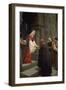 Die Hl.Elisabeth Von Ungarn Speist die Armen, 1895-Edmund Blair Leighton-Framed Giclee Print