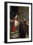 Die Hl.Elisabeth Von Ungarn Speist die Armen, 1895-Edmund Blair Leighton-Framed Giclee Print