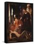 Die Hl, Irene Pflegt Den Hl, Sebastian-Georges de La Tour-Framed Stretched Canvas