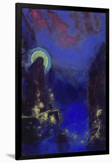 Die Hl, Jungfrau Mit Dem Heiligenschein-Odilon Redon-Framed Giclee Print