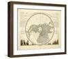 Die Isothermkurven Der Nordlichen Halbkugel, c.1838-Heinrich Berghaus-Framed Art Print