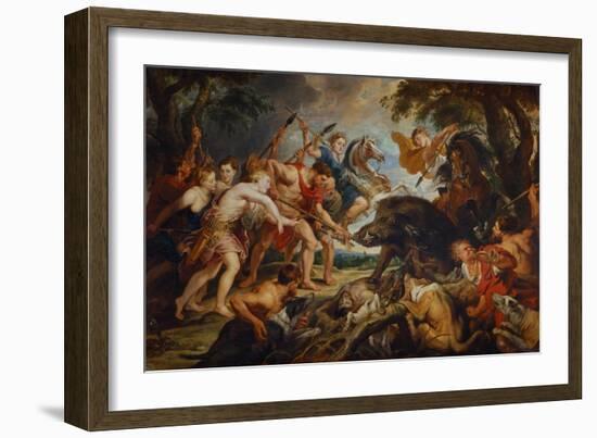 Die Jagd des Meleager Und Der Atalante, um 1615/20-Peter Paul Rubens-Framed Giclee Print