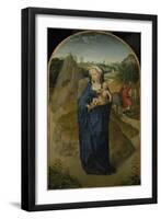 Die Jungfrau mit dem Kinde während der Flucht nach Ägypten-Hans Memling-Framed Giclee Print