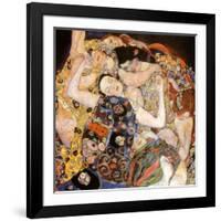 Die Jungfrau-Gustav Klimt-Framed Art Print