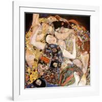 Die Jungfrau-Gustav Klimt-Framed Art Print