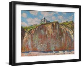 Die Kirche von Varengeville im Morgenlicht (Eglise de Varengeville, effet matinal). 1882-Claude Monet-Framed Giclee Print