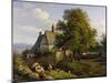 Die Kirche zu Graupen in Böhmen. 1836-Adrian Ludwig Richter-Mounted Giclee Print