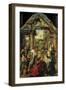 Die (kleine) Anbetung der Könige. Um 1513-Joos van Cleve-Framed Giclee Print
