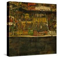 Die Kleine Stadt (II) or Kleine Stadt (III) Assembled from Separate Parts-Egon Schiele-Stretched Canvas