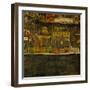 Die Kleine Stadt (II) or Kleine Stadt (III) Assembled from Separate Parts-Egon Schiele-Framed Giclee Print