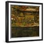 Die Kleine Stadt (II) or Kleine Stadt (III) Assembled from Separate Parts-Egon Schiele-Framed Giclee Print