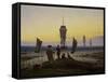 Die Lebensstufen (Strandszene in Wiek) (The Stages of Life), c.1843-Caspar David Friedrich-Framed Stretched Canvas