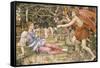 Die Liebe und das Mädchen (Love and the Maiden). 1877-John Roddam Spencer Stanhope-Framed Stretched Canvas