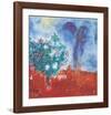 Die Liebenden Uber St Paul, c.1971-Marc Chagall-Framed Art Print