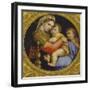 Die Madonna della sedia. Um 1514-Raffael Raffaello Sanzio-Framed Giclee Print