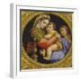 Die Madonna della sedia. Um 1514-Raffael Raffaello Sanzio-Framed Giclee Print