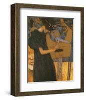 Die Musik-Gustav Klimt-Framed Premium Giclee Print