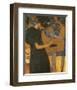 Die Musik-Gustav Klimt-Framed Premium Giclee Print