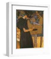 Die Musik-Gustav Klimt-Framed Premium Giclee Print