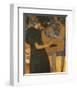 Die Musik-Gustav Klimt-Framed Premium Giclee Print