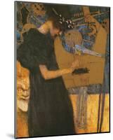 Die Musik-Gustav Klimt-Mounted Premium Giclee Print