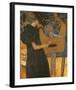 Die Musik-Gustav Klimt-Framed Premium Giclee Print