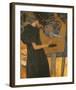 Die Musik-Gustav Klimt-Framed Premium Giclee Print