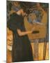 Die Musik-Gustav Klimt-Mounted Premium Giclee Print