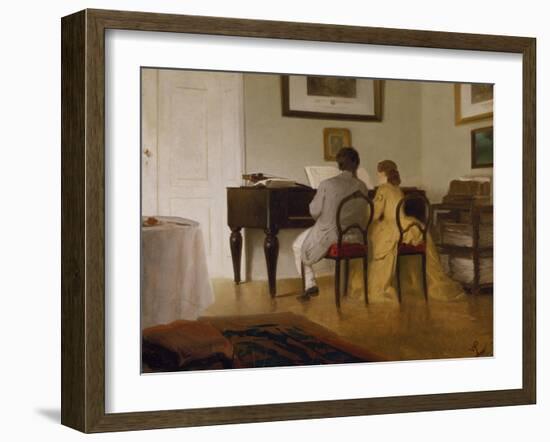 Die Musizierenden, 1856-Wilhelm von Lindenschmidt-Framed Giclee Print