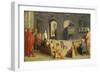 Die Predigt Des Hl, Bernardino Von Siena, 1537-Domenico Beccafumi-Framed Giclee Print