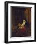 Die Prophetin Hannah Im Tempel, Samuels Gebet Abhoerend, 16(50)-Rembrandt van Rijn-Framed Giclee Print