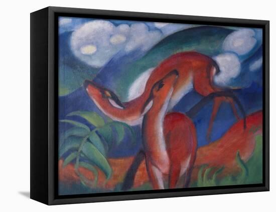 Die Roten Rehe Ii, 1912-Franz Marc-Framed Stretched Canvas