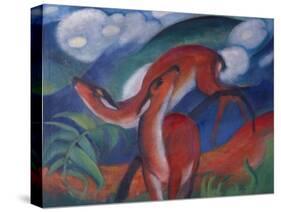 Die Roten Rehe Ii, 1912-Franz Marc-Stretched Canvas