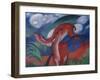 Die Roten Rehe Ii, 1912-Franz Marc-Framed Giclee Print