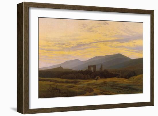 Die Ruine Eldena Im Riesengebirge, 1830/1834-Caspar David Friedrich-Framed Giclee Print