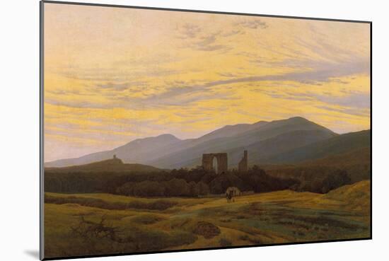 Die Ruine Eldena Im Riesengebirge, 1830/1834-Caspar David Friedrich-Mounted Giclee Print