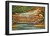 Die schlafende Prinzessin (The Sleeping Princess). Um 1886-88-Edward Burne-Jones-Framed Giclee Print