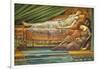 Die schlafende Prinzessin (The Sleeping Princess). Um 1886-88-Edward Burne-Jones-Framed Giclee Print