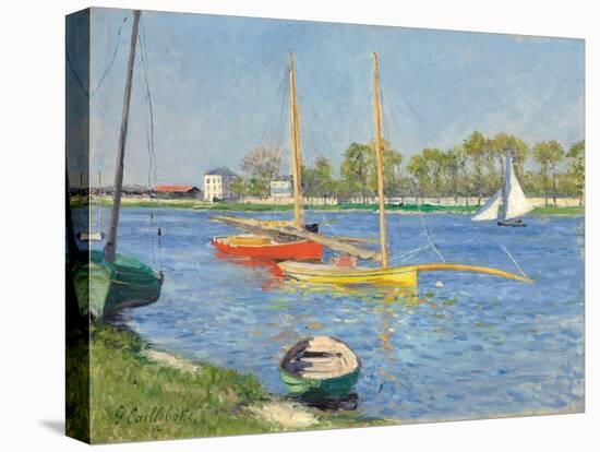 Die Seine bei Argenteuil. 1882-Gustave Caillebotte-Stretched Canvas