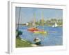 Die Seine bei Argenteuil. 1882-Gustave Caillebotte-Framed Giclee Print