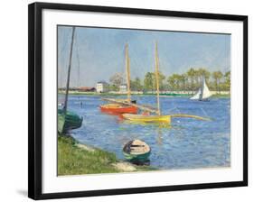 Die Seine bei Argenteuil. 1882-Gustave Caillebotte-Framed Giclee Print