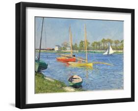 Die Seine bei Argenteuil. 1882-Gustave Caillebotte-Framed Giclee Print