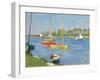 Die Seine bei Argenteuil. 1882-Gustave Caillebotte-Framed Giclee Print