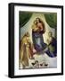 Die Sixtinische Madonna. 1512 - 1513-Raphael (Raffaello Sanzio)-Framed Giclee Print