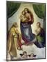 Die Sixtinische Madonna. 1512 - 1513-Raphael (Raffaello Sanzio)-Mounted Giclee Print