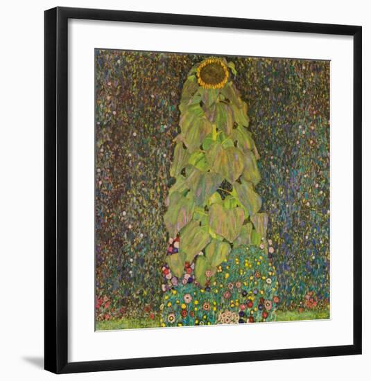 Die Sonnenblume-Gustav Klimt-Framed Art Print